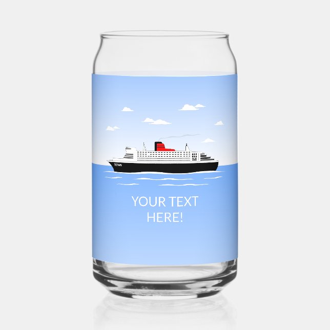 Great Pool Party Can Glass (Front)