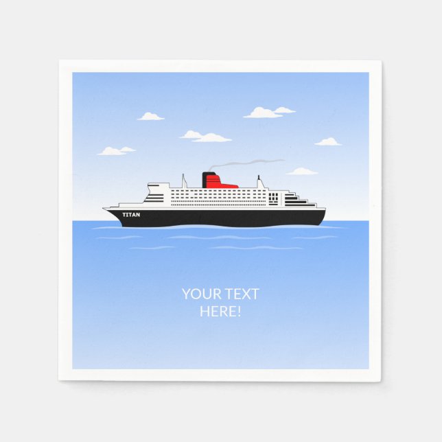 Great Pool Party Napkins (Front)