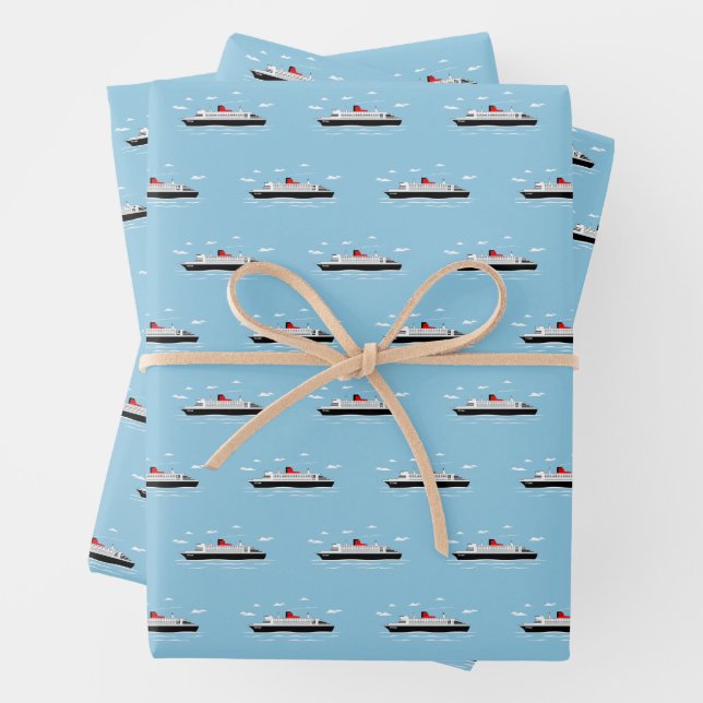 Great Pool Party Wrapping Paper Sheets (In situ)