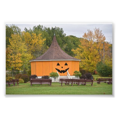Great Pumpkin Gazebo Newport Vermont Photo Print