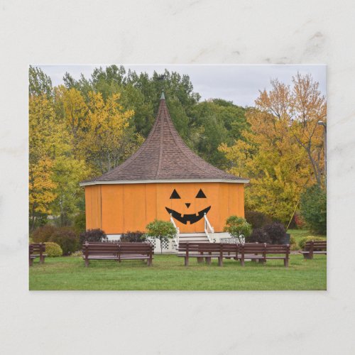 Great Pumpkin Gazebo Newport Vermont Postcard