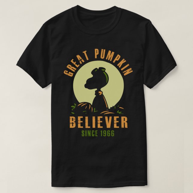 Great Pumpkin - Great Pumpkin Believer since 1966 T-Shirt (Design Front)