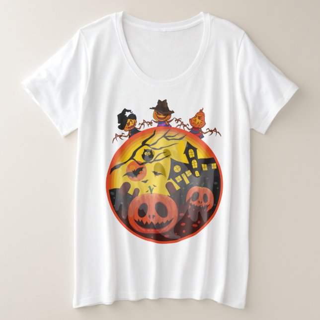 Great Pumpkin, Smashing Pumpkins Plus Size T-Shirt (Design Front)