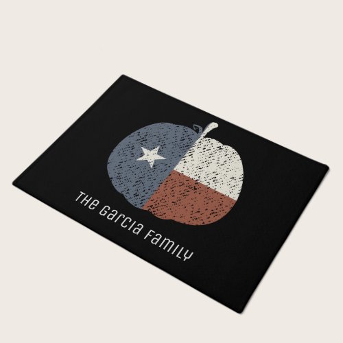 Great Pumpkin Texas Flag Doormat