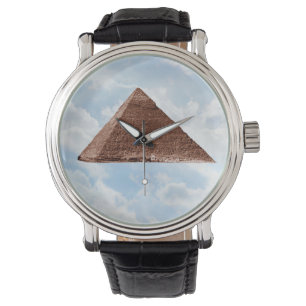 Great Pyramid - Vintage Leather Strap Watch