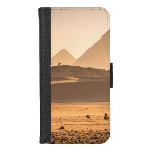 Great Pyramids iPhone Wallet Case (Front)