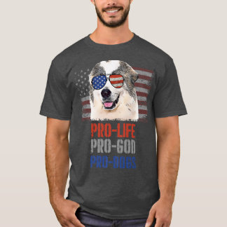 Great Pyrenee Pro Life Pro God Pro Dogs Premium T-Shirt
