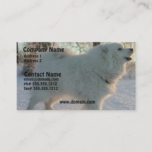 Customizable Great Pyreneees Business Card