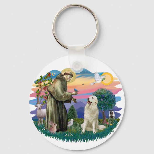 Great Pyrenees (#1) Keychain (Front)