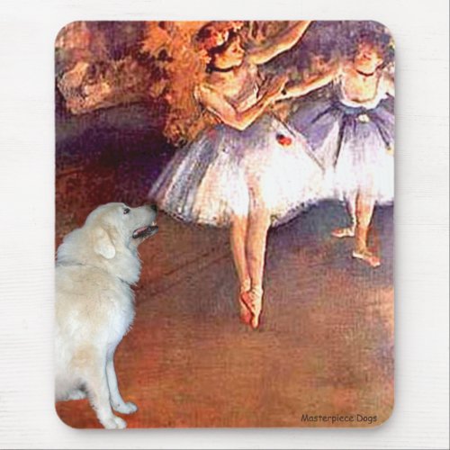 Great Pyrenees 6 _ Two Dancers Mouse Pad