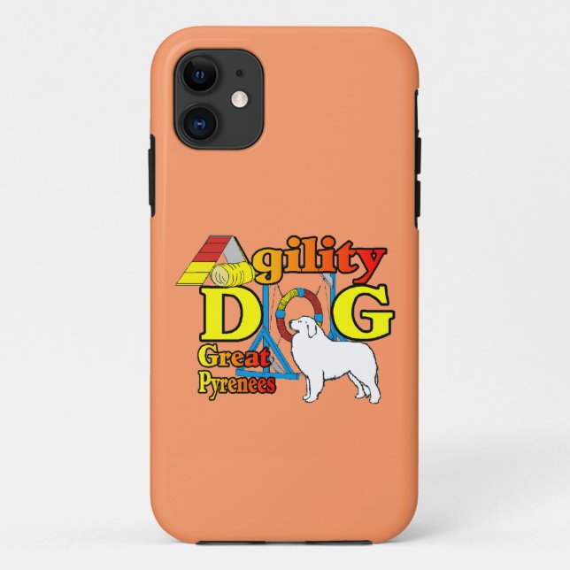 great_pyrenees_agility Case-Mate iPhone case (Back)