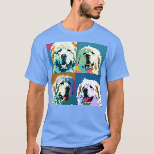 Great Pyrenees Art Dog Lover Gifts 1 T_Shirt