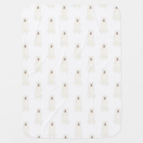 Great Pyrenees Baby Blanket