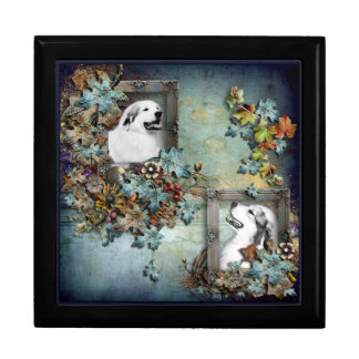 Great Pyrenees Blue Scene Premium Gift Box - Large