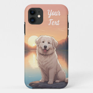 Great Pyrenees by Lake iPhone 11 Case