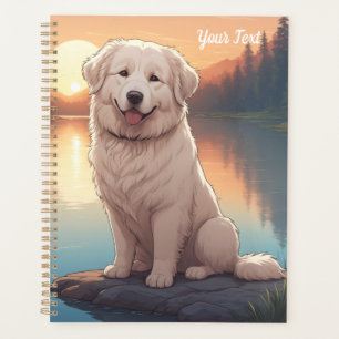 Great Pyrenees by Lake Planner