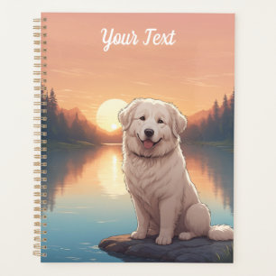 Great Pyrenees by Lake Planner