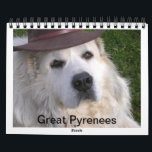 Great Pyrenees Calendar<br><div class="desc">Enjoy a beautiful great pyrenees photo each and every month,  exclusively from The Maurice Collection.</div>