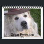Great Pyrenees Calendar<br><div class="desc">Enjoy a beautiful great pyrenees photo each and every month,  exclusively from The Maurice Collection.</div>