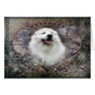 Great Pyrenees Card - "Beautiful Benny"