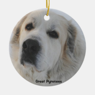 Great Pyrenees Ceramic Ornament