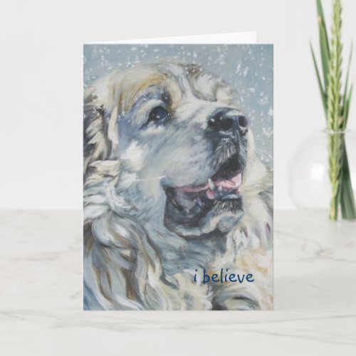 great pyrenees christmas card i believe