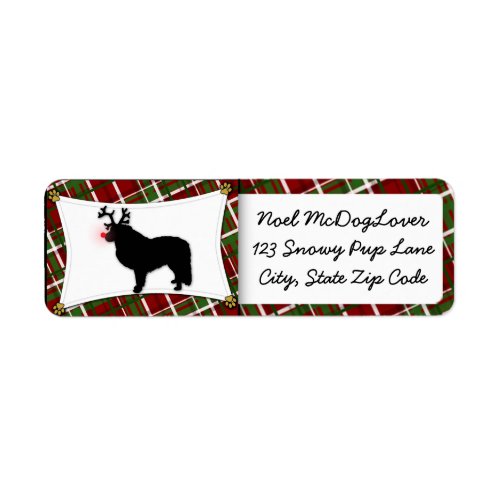 Great Pyrenees Christmas Label