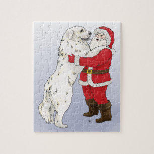 Great Pyrenees Christmas Puzzle