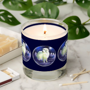 Great Pyrenees Christmas Scented Candle