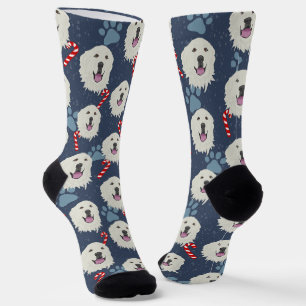 Great Pyrenees Christmas  Socks