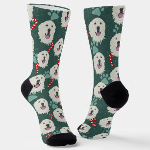 Great Pyrenees Christmas  Socks