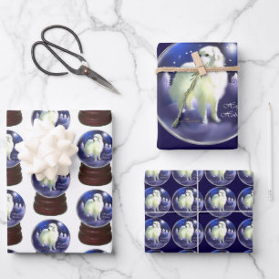 Great Pyrenees Christmas Wrapping Paper Sheets