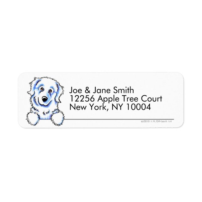 Great Pyrenees Clean & Simple Label (Front)