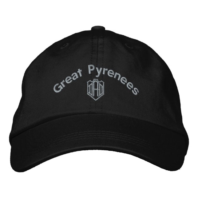 Great Pyrenees Dad Gifts Embroidered Baseball Cap (Front)