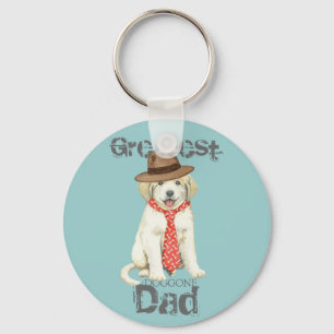 Great Pyrenees Dad Keychain