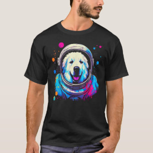 Great Pyrenees Dog  Astronaut T-Shirt