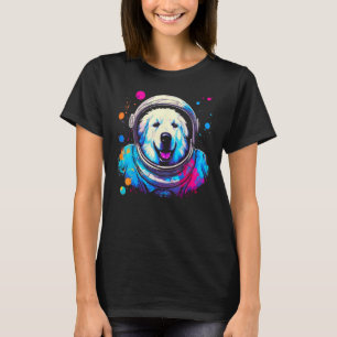 Great Pyrenees Dog  Astronaut T-Shirt