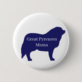 Great Pyrenees dog button