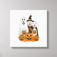 Great Pyrenees Dog Ghost Witch Halloween Matching 