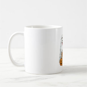 Great Pyrenees Dog Ghost Witch Halloween Matching Coffee Mug