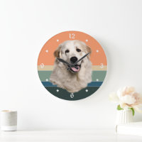 Great Pyrenees Dog Retro Sunset