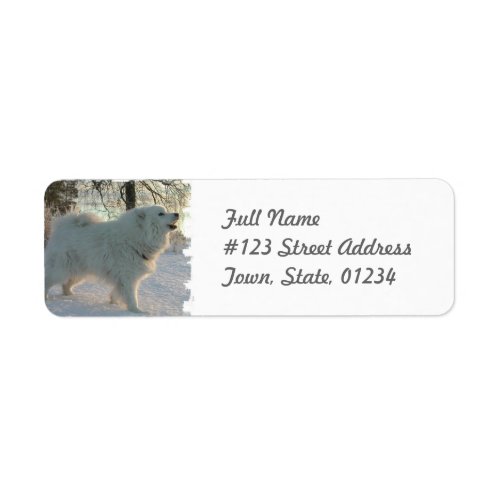 Great Pyrenees Dog Return Address Label