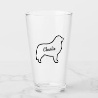 Great Pyrenees Dog Silhouette Outline Personalized