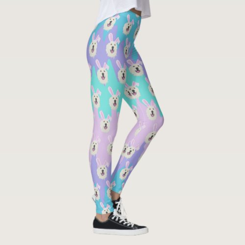 Great Pyrenees Easter  Leggings