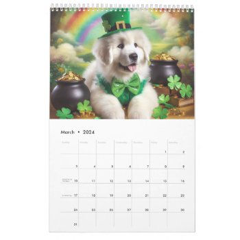 Great Pyrenees Fun Calendar by steelmoment at Zazzle