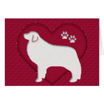 Great Pyrenees Glitter Heart by steelmoment at Zazzle