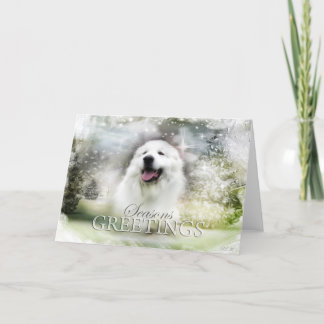 Great Pyrenees Holiday/Seasons Card