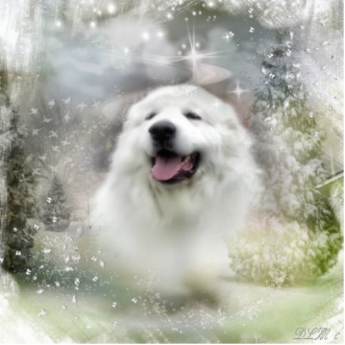 Great Pyrenees Holiday Winter Ornament