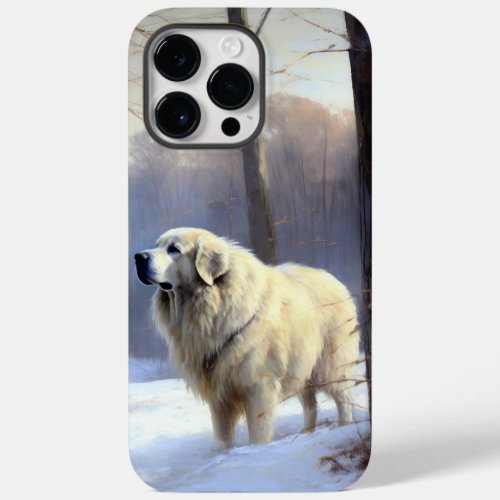 Great Pyrenees Let It Snow Christmas  Case_Mate iPhone 14 Pro Max Case