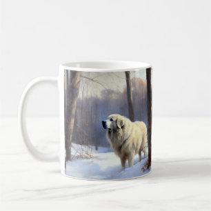 Great Pyrenees Let It Snow Christmas Coffee Mug